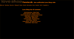 Desktop Screenshot of fanstar.dk
